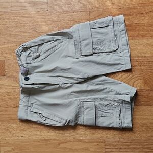 Cat & Jack Cargo, khaki colored shorts, size 7